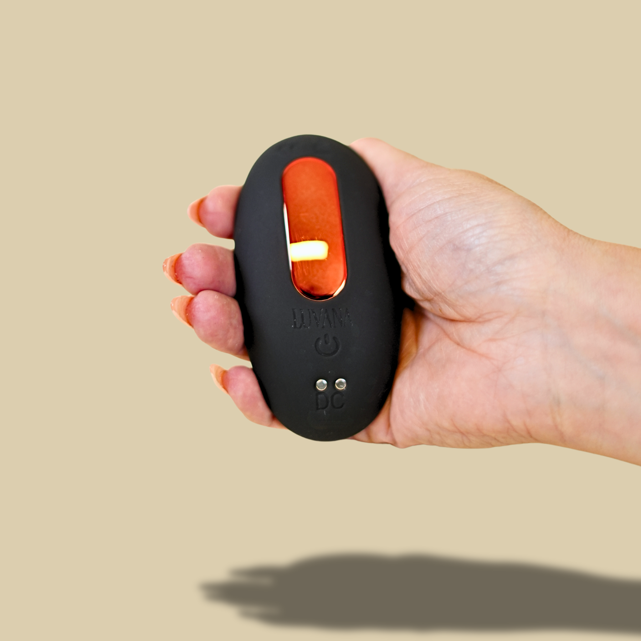 Beso de terciopelo con control de aplicación