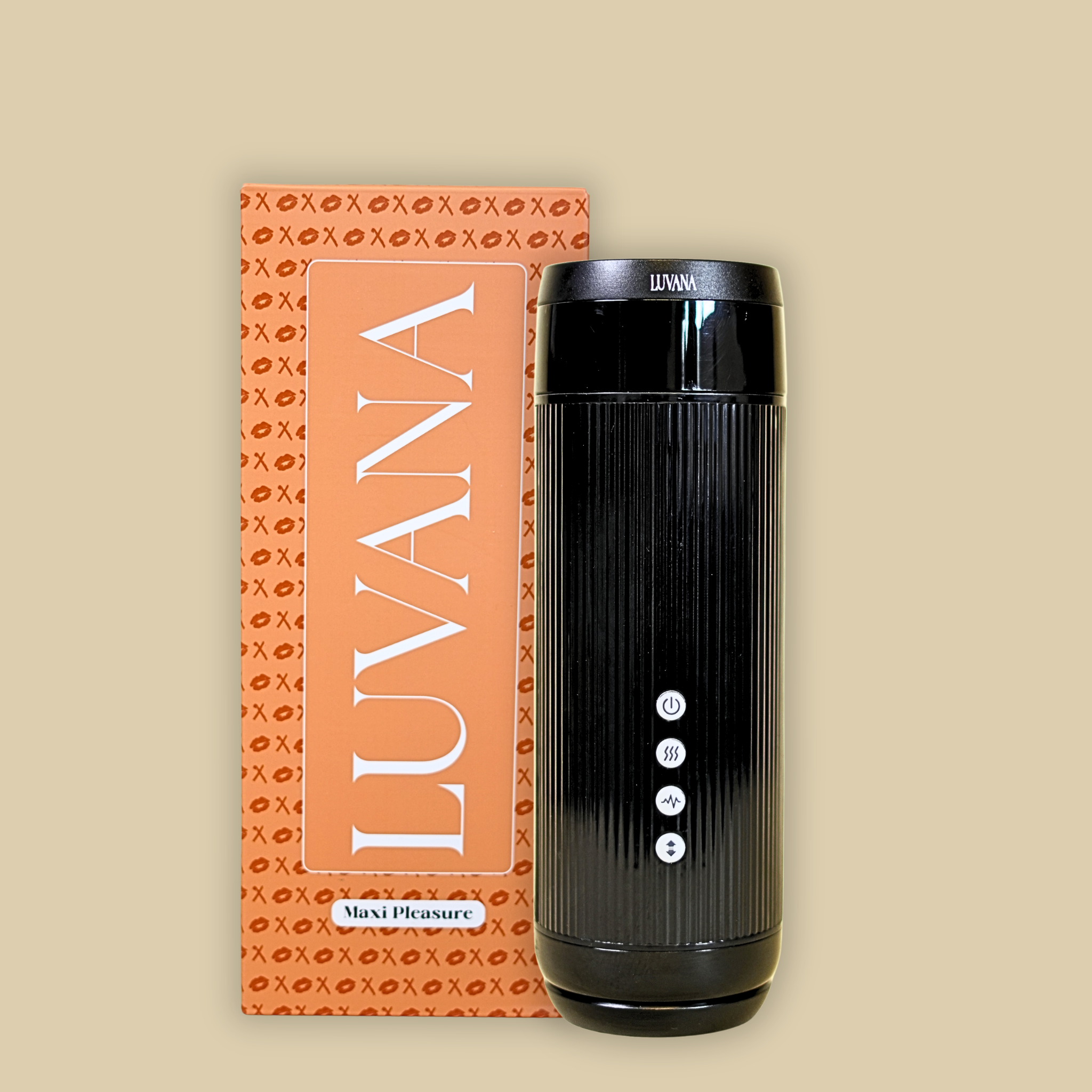 Maxi Pleasure Male Masturbator with Heating & 12 Vibration Modes