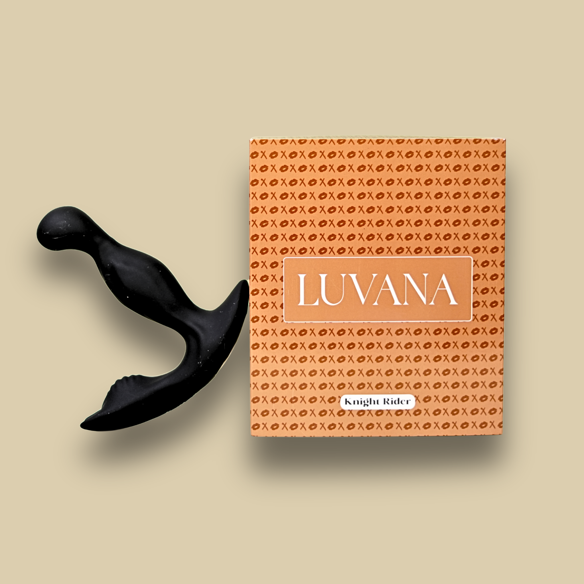 Knight Ryder Advanced Vibrating & Rotating Anal Plug with Remote Control.