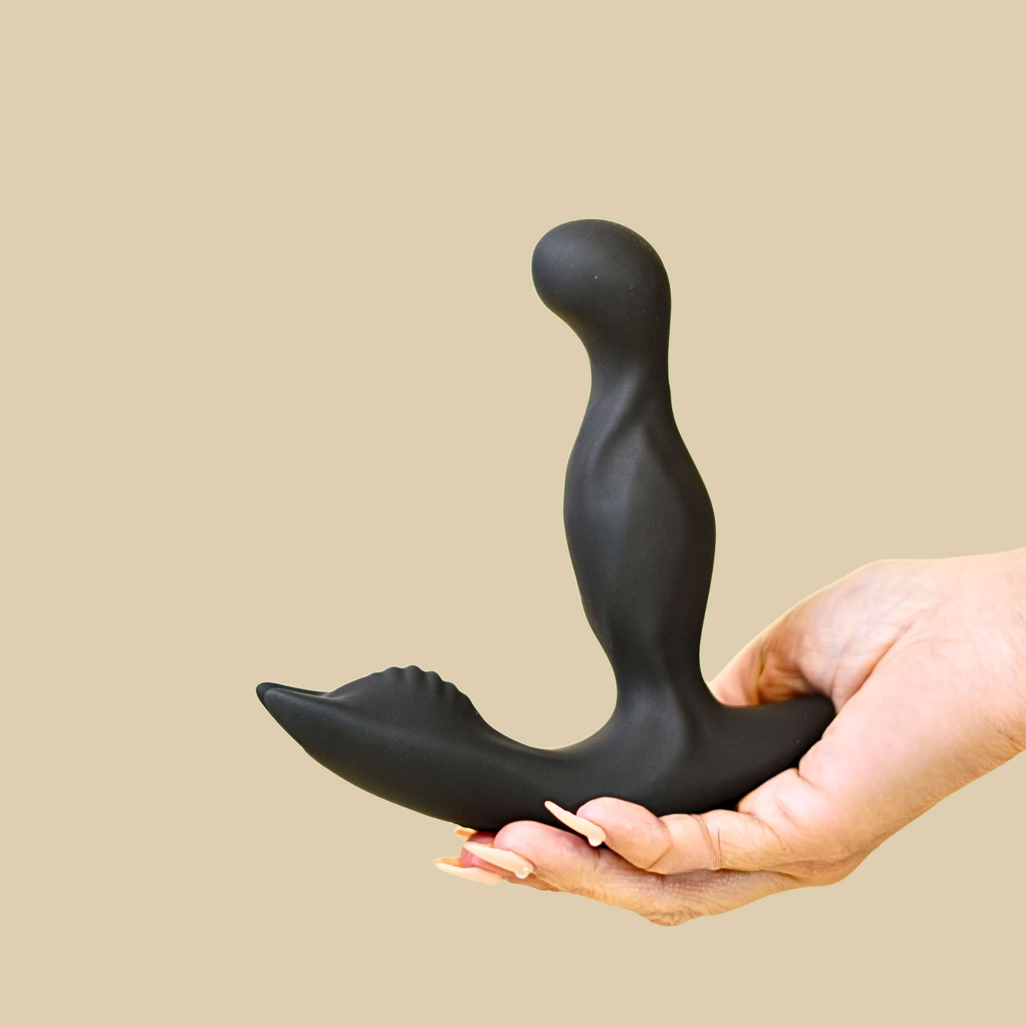 Knight Ryder Advanced Vibrating & Rotating Anal Plug with Remote Control.