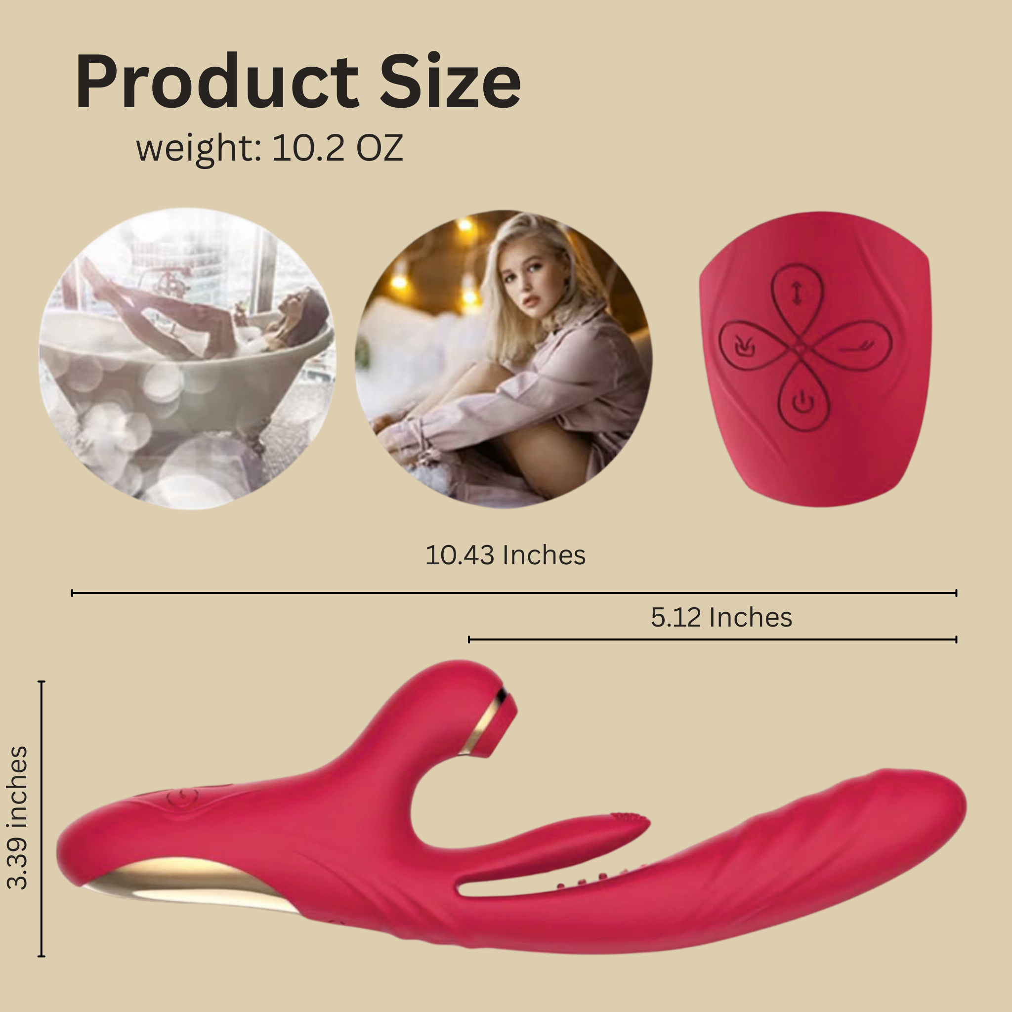 Triple Desire™️ – Luxury Triple-Stimulation Rabbit Vibrator