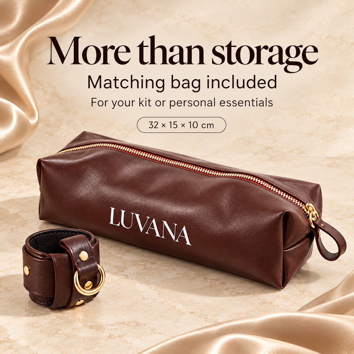 Luvana Leather Discovery Set (11-Piece Luxury Play Collection)
(Maroon)