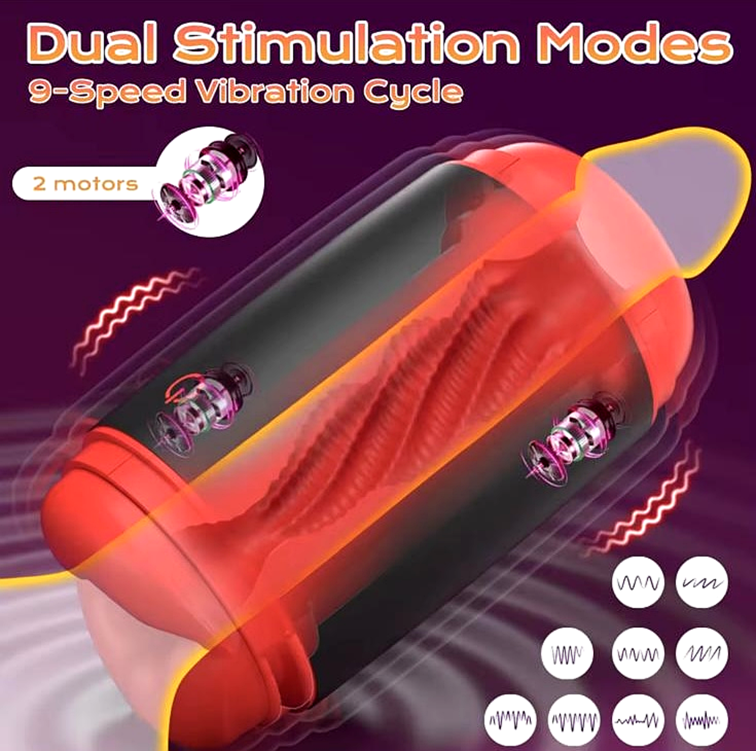 IGNIS Interactive Pressure-Control Device – Dual Motor Vibration Technology