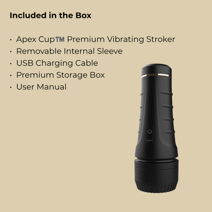 Apex Cup™ Premium Vibrating Stroker