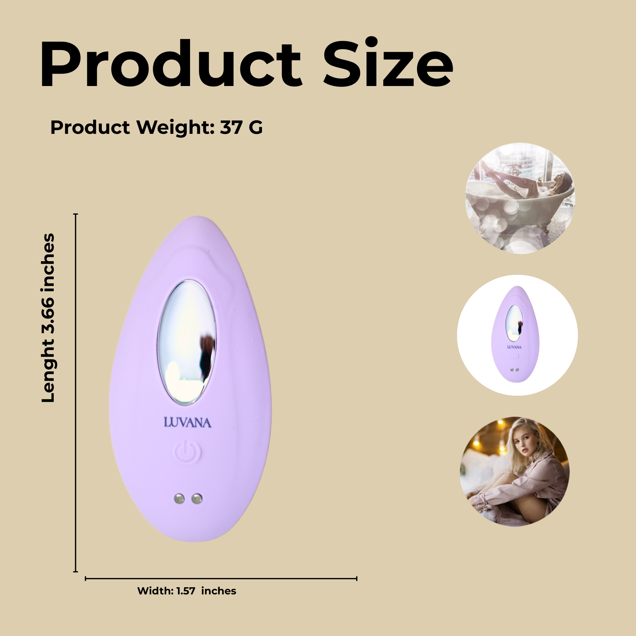 Aura Íntima™ – Hands-Free Wearable Vibrator with Remote Control