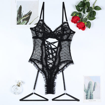 Amour Lace-Up Teddy