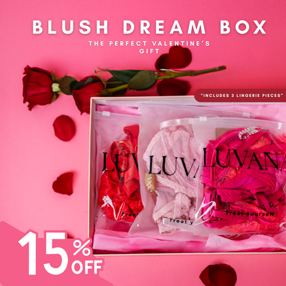 Blush Dream Box – Valentine’s Lingerie Bundle (3 Pieces) | 15% Off