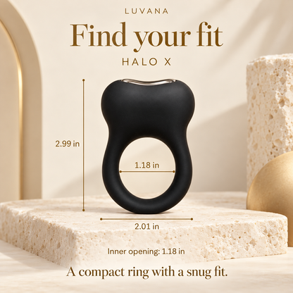 Halo X – Vibrating Cock Ring by Luvana