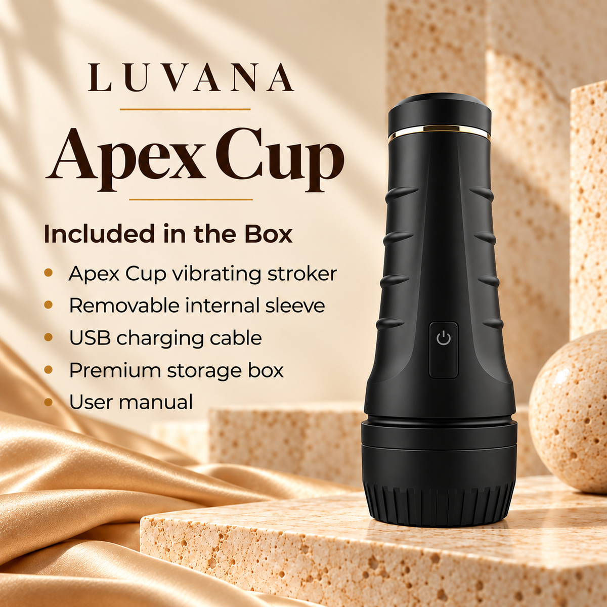 Apex Cup™ – Premium Vibrating Male Stroker