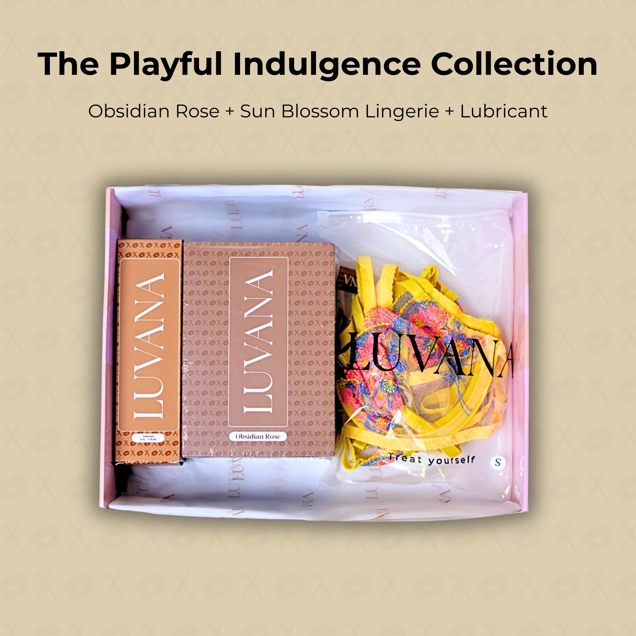 Playful Indulgence Collection – Lingerie Gift Set with Lubricant