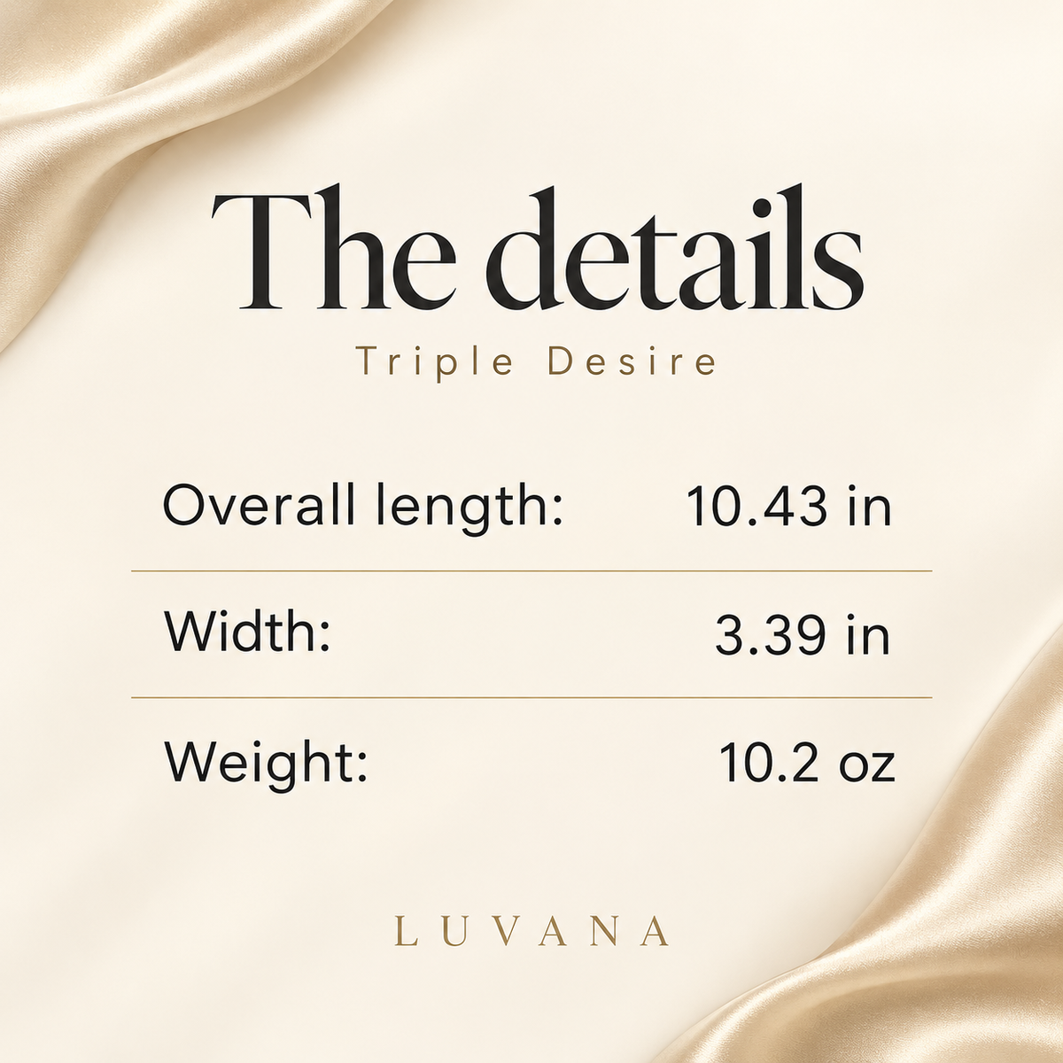 Triple Desire™️ – Luxury Triple-Stimulation Rabbit Vibrator