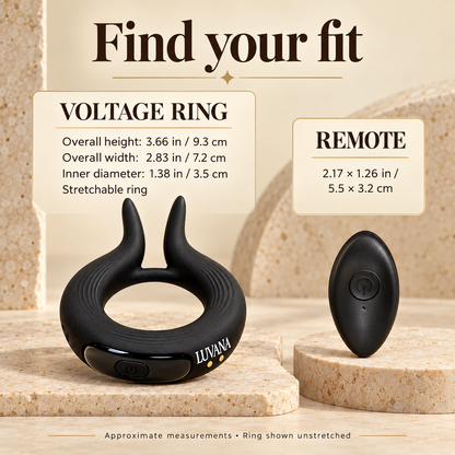 Voltage Ring™ – Remote-Control Vibrating Ring for Couples