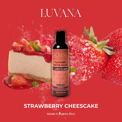 Luvana Edible Water-Based Lubricant – Flavored, Toy &amp; Condom Safe (Made in Puerto Rico)