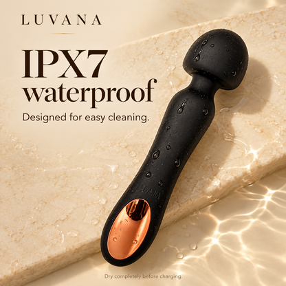 Èxtasis Noir Wand Massager | Powerful Deep Rumbly Waterproof Wand