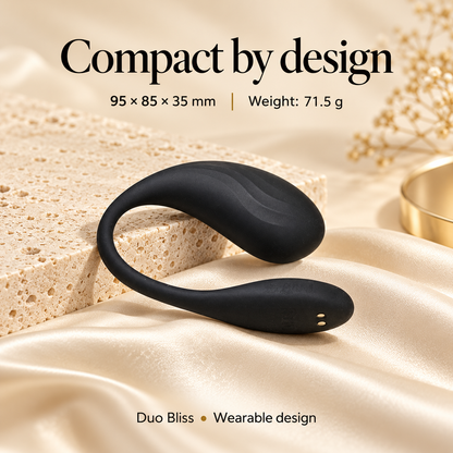 Duo Bliss Wearable Vibrator with App Control | Couples &amp; Solo