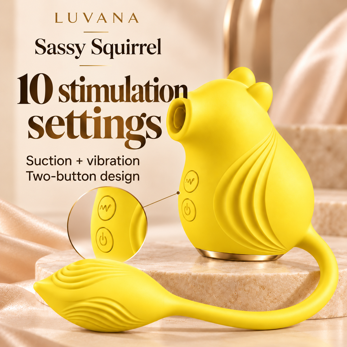 Sassy Squirrel™ Dual Pleasure Vibrator
