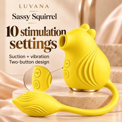 Sassy Squirrel™ Dual Pleasure Vibrator