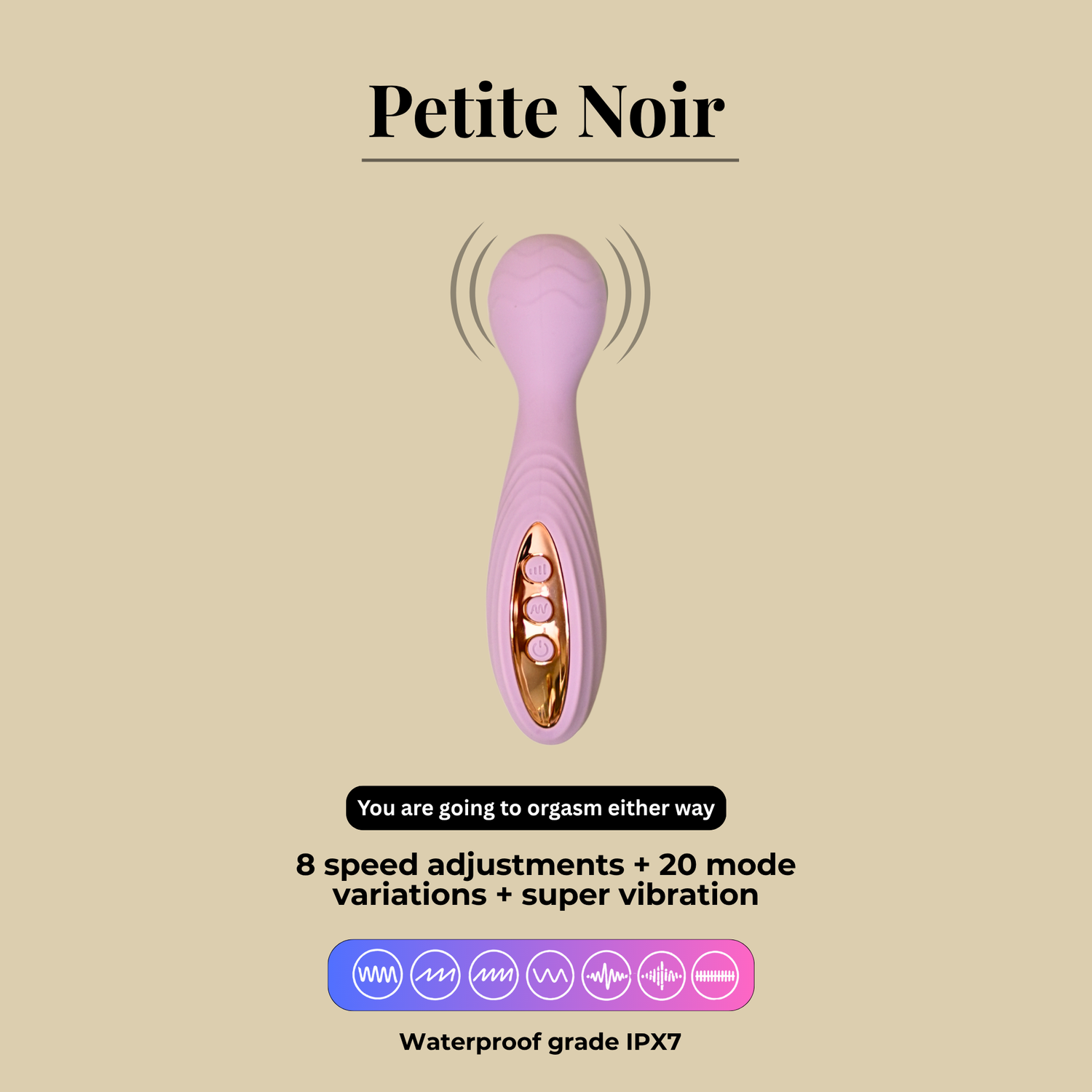 Petite Noir™️ – Luxury Mini Wand Massager