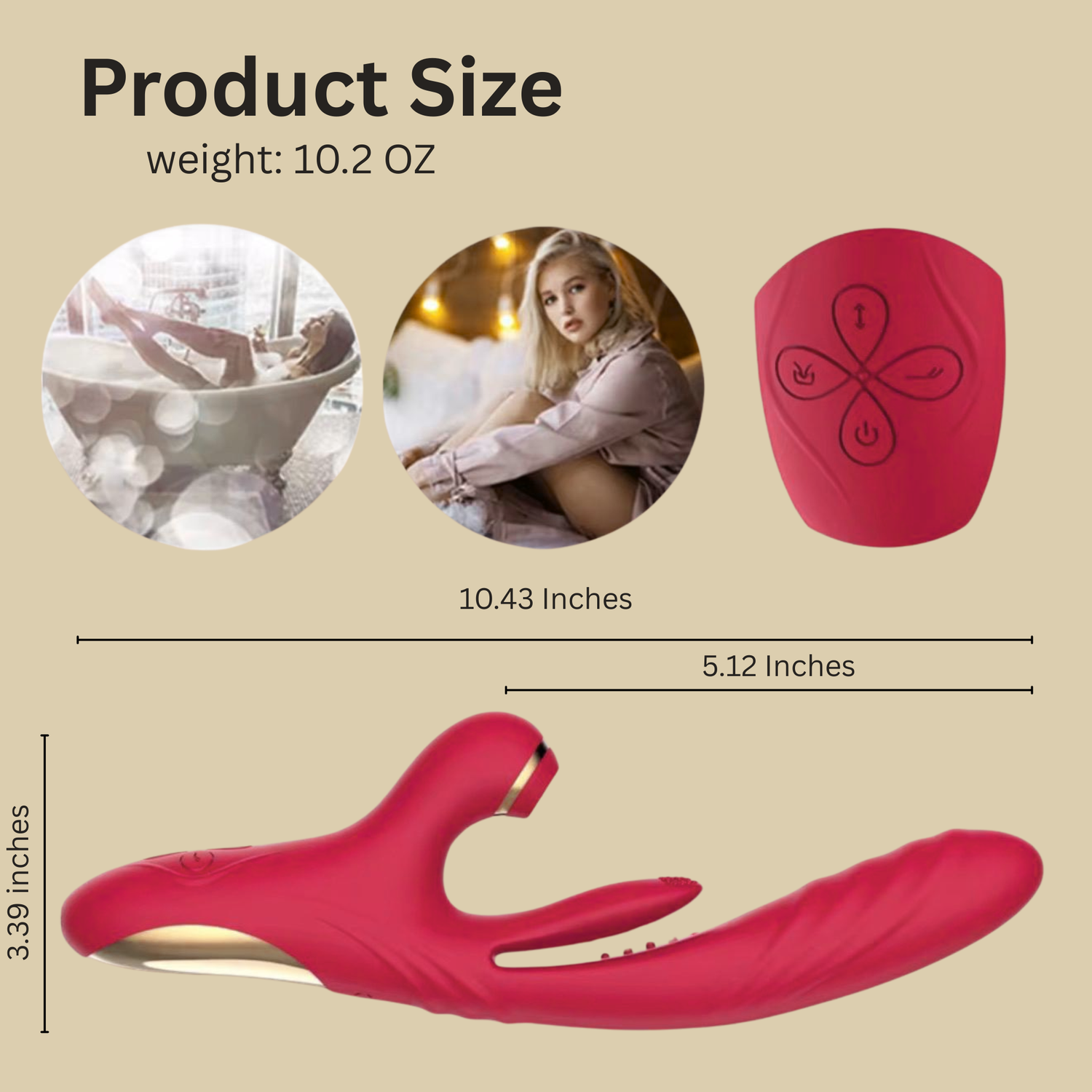 Triple Desire™️ – Luxury Triple-Stimulation Rabbit Vibrator