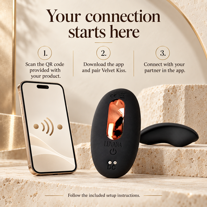 Velvet Kiss – Limited Edition Wearable Vibrator with App Control (Couples &amp; Hands-Free)