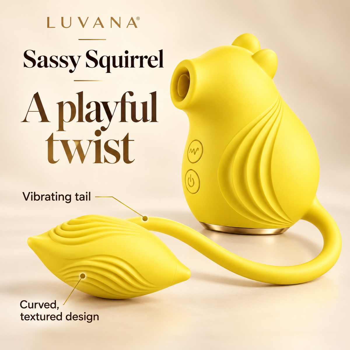 Sassy Squirrel™ Dual Pleasure Vibrator