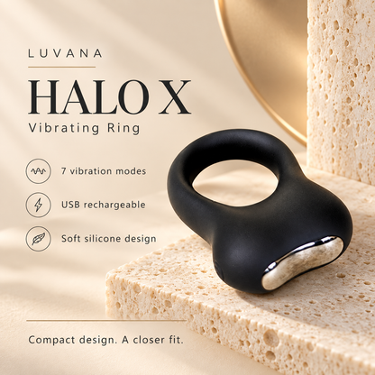 Halo X – Vibrating Cock Ring by Luvana