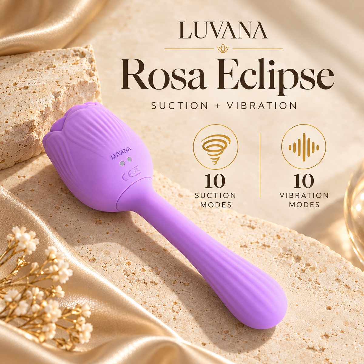 Rose Eclipse™️ – Dual Stimulation Rose Vibrator
