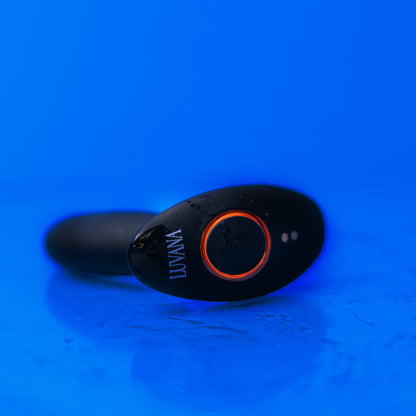 Luvana Pulse X silent vibrating prostate massager graphic, quiet motor and discreet pleasure for men